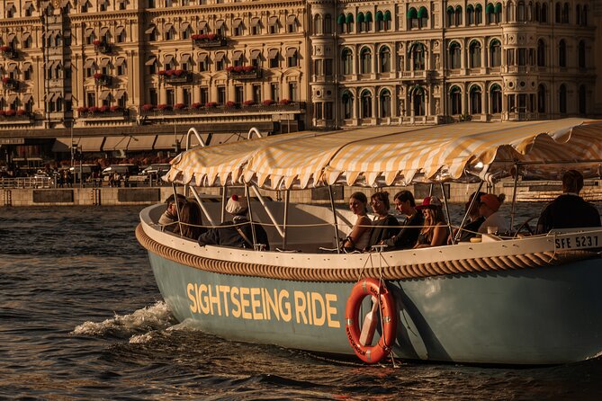 Open Electric Boat Ride in Stockholm with Live-Guide - Under the Bridge to the Riksdag and Past the Royal Opera