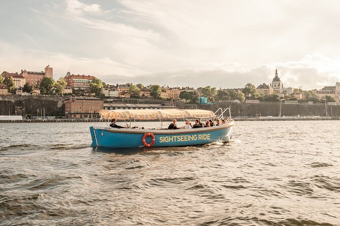 Open Electric Boat Ride in Stockholm with Live-Guide - Gröna Lund Tivoli Almost Within Reach and Kastellholmen’s Fortress Look