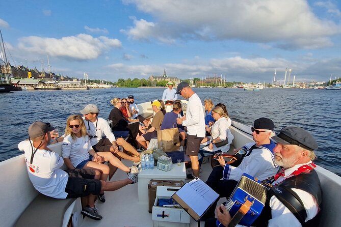 Open Electric Boat Ride in Stockholm with Live-Guide - From Skeppsbron and the Gustav III Statue to the Royal Palace Views