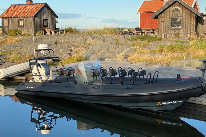 RIB Speed Boat Tour and Archipelago Island Visit (4,5h) - Launching from Central Stockholm: Fast Start, Easy Access