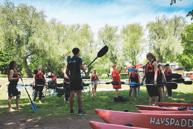 Self-Guided Kayak Adventure In Central Stockholm (One-man kayak) - What You Get in the Rental: Gear and a Quick Intro