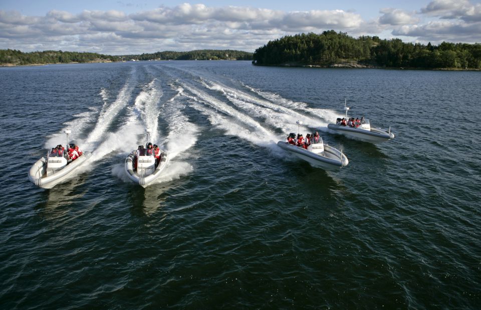 Stockholm Archipelago RIB Speed Boat Tour with Swedish Fika - From Strandvägen to Blaiseholmen: where the adventure actually starts