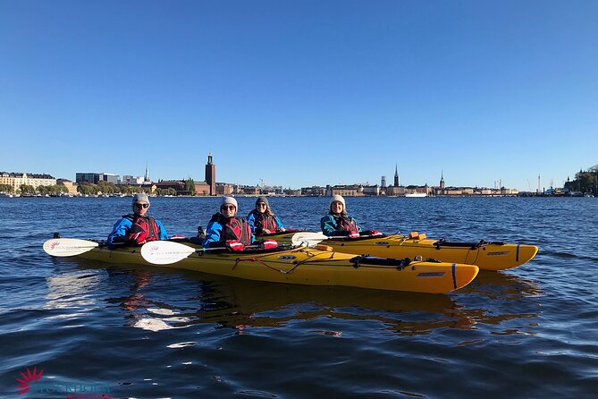 Stockholm City Kayak Tour - Your paddle route: City Hall, Södermalm views, Riddarholmen church, and Långholmen boats