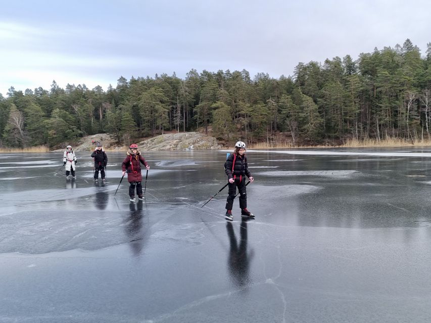 Stockholm: Family Friendly Private Ice Skating Tour & Lunch - Kicksled Time: A Real Northern Winter Ride