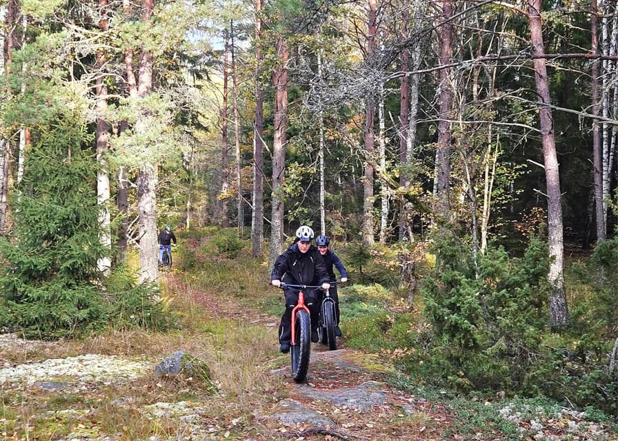 Stockholm: Fat Bike Forest Adventure with Lunch and Sauna - Break time and free time: how the day stays relaxed