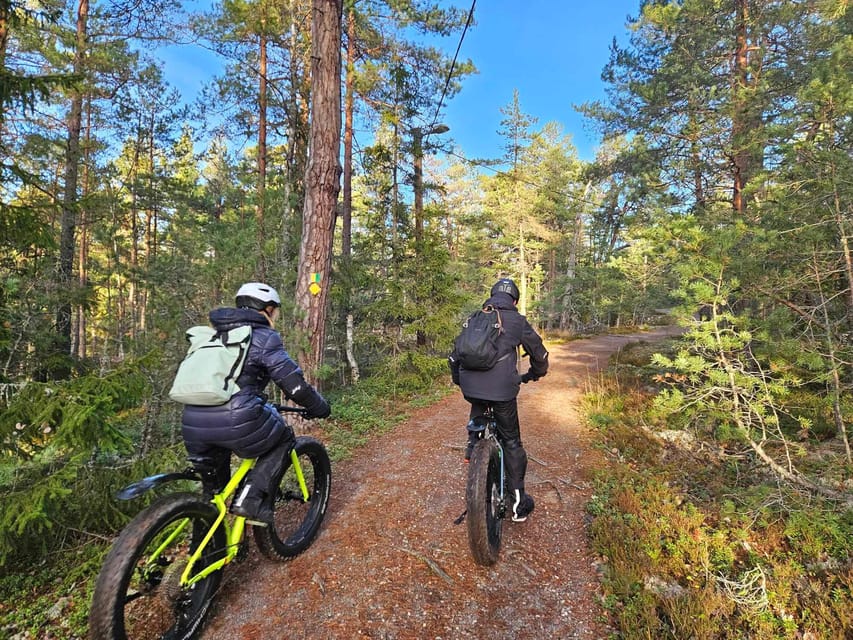 Stockholm: Fat Bike Forest Adventure with Lunch and Sauna - Lunch at the forest café: hot food by a lake view