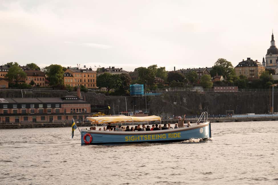Stockholm: Guided City Sightseeing Open Electric Boat Tour - Djurgården canals, bridges, and why the scenery changes fast
