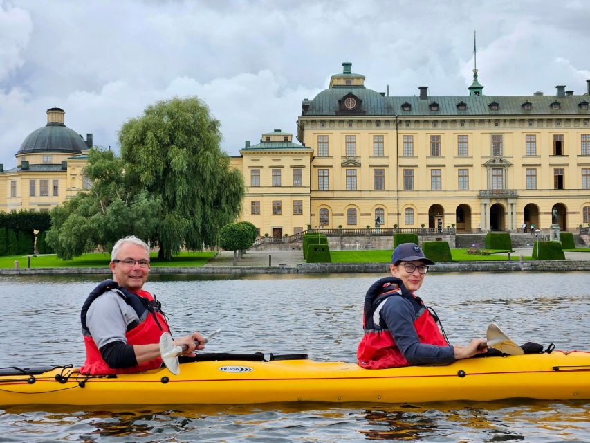 Stockholm: Guided Kayak Tour to Drottningholm Royal Palace - Approaching Drottningholm: UNESCO from the water, then gardens on foot