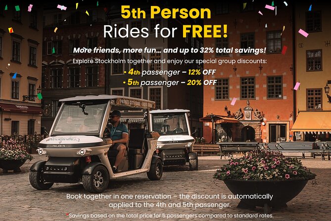 Stockholm Highlights: Private Golf Cart Tour - Why a golf cart tour works so well in Stockholm