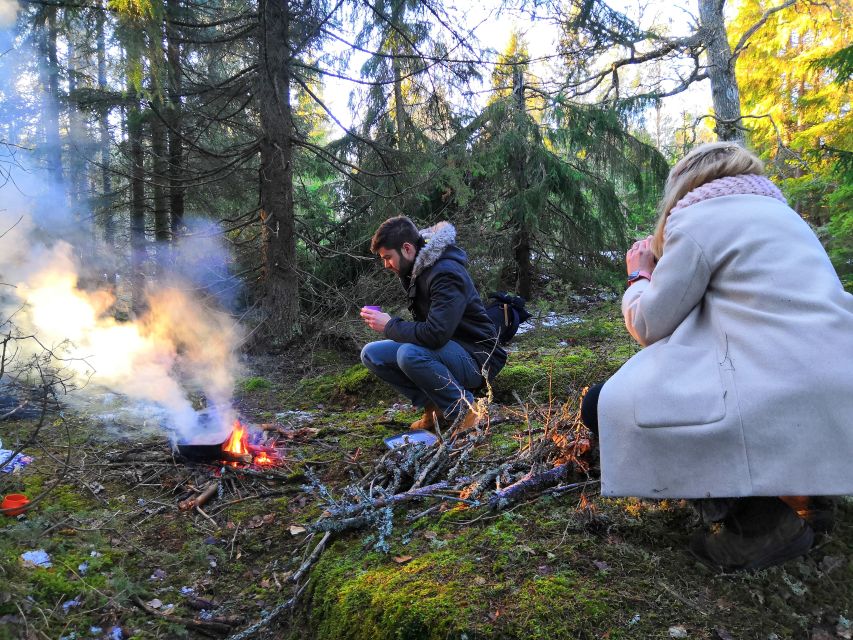 Stockholm: Nature Hike with Campfire Lunch - The noon campfire lunch: warm food, real coffee, and a small moment of calm