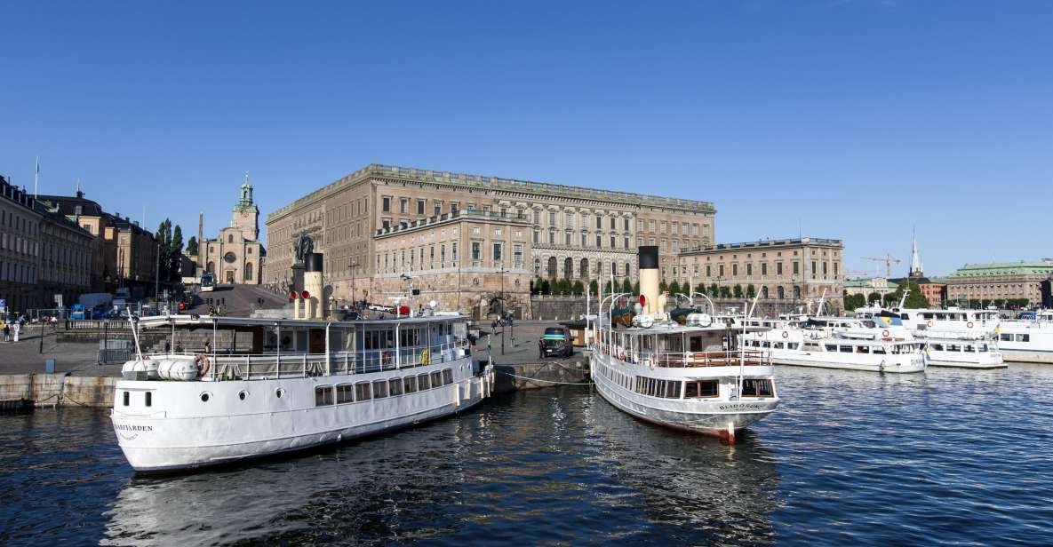 Stockholm: Old Town Walking Tour w/ Vasa Museum & Boat Ride - Djurgården Ferry Segment: Water Views and Naval Base Context