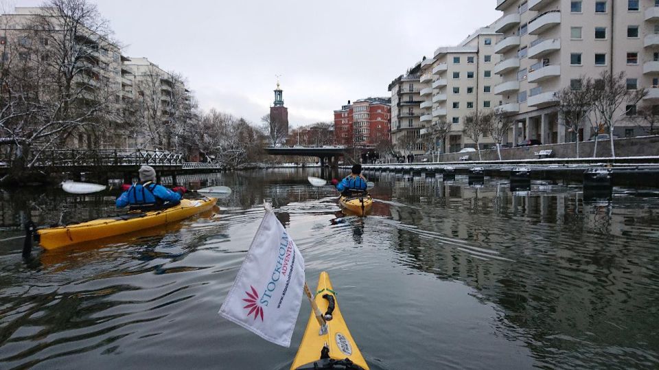 Stockholm: Winter City Kayaking Tour - Meeting Point Near Central Station: Easy to Find, Easy to Miss