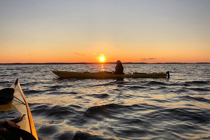 Sunset Kayak Tour in the Stockholm Archipelago + Swedish Fika - Entering Stockholm’s archipelago scene from Johanneshov